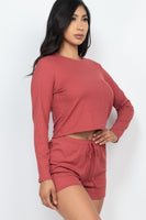 Top And Shorts Set