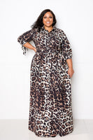 Leopard Printed Dress