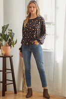 Casual Leopard Print Long Sleeve