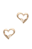 Metal Heart Stud Earring