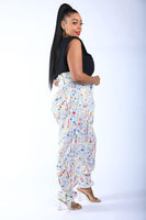 Newspaper Splatter Baggy Pants