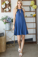 Minimal Sleeveless Mini Dress