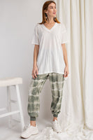 Loose Fit And Boxy Silhouette V Neckline Top