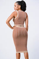 Luxe Gingham Skirt Sets