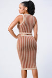 Luxe Gingham Skirt Sets