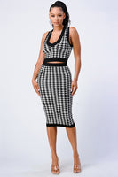 Luxe Gingham Skirt Sets