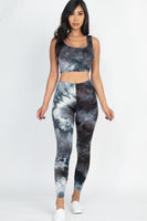 Tie Dye Leggings Yoga Gym Set