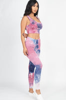 Tie Dye Leggings Yoga Gym Set