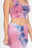 Tie Dye Leggings Yoga Gym Set