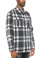 Men's Checkered Soft Flannel Shacket