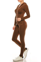 Seamless Jacket With Legging Set