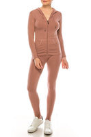 Seamless Jacket With Legging Set