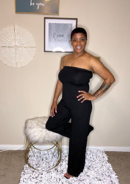 Strapless Tube Jumpsuit