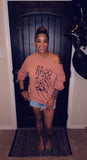 A Garment Dyed French Terry Graphic Sweatshirt