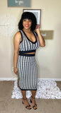 Luxe Gingham Skirt Sets