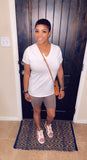 Elasticized Waist Bike Shorts